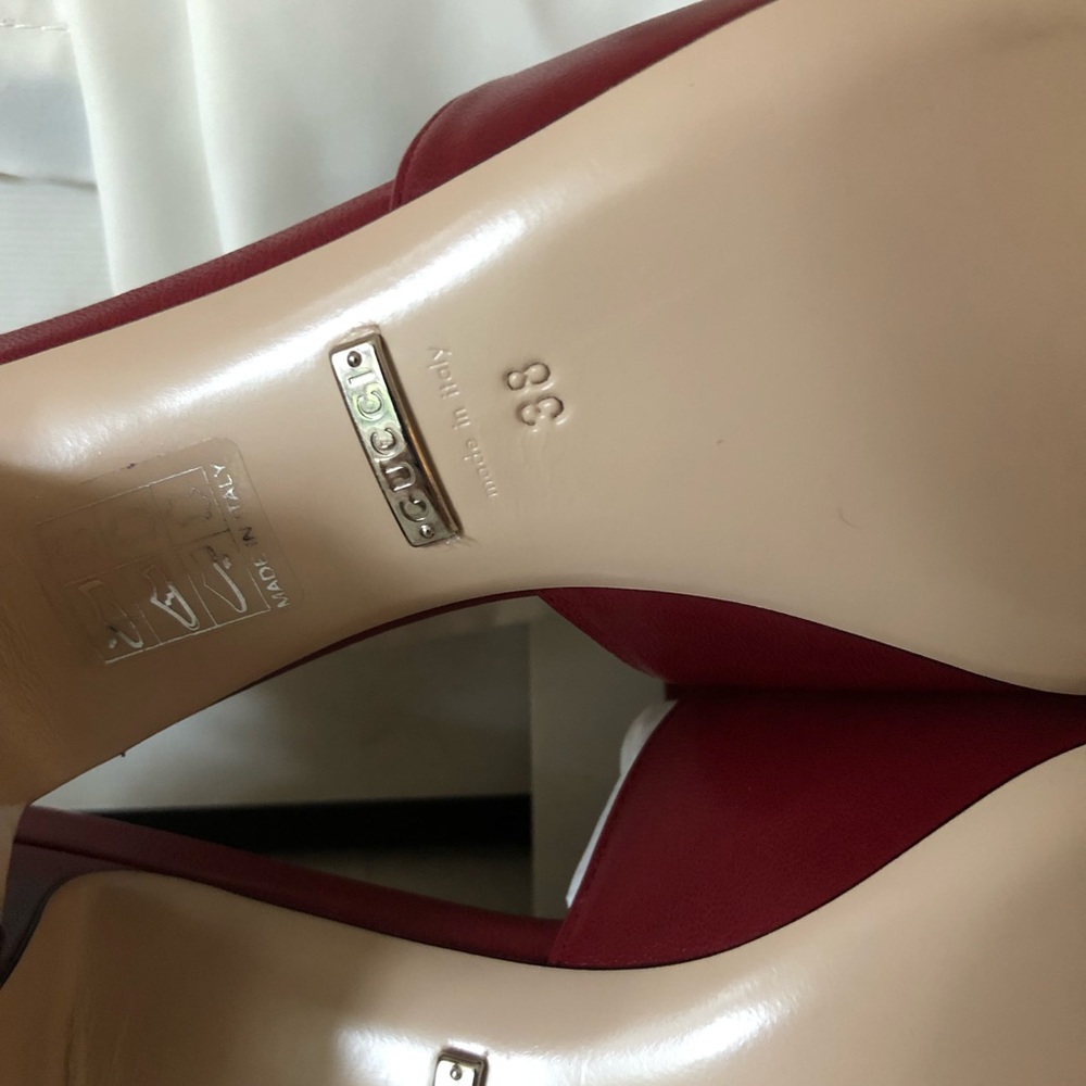 New in box Gucci crystal G logo mules size 38 - Picture 8 of 8